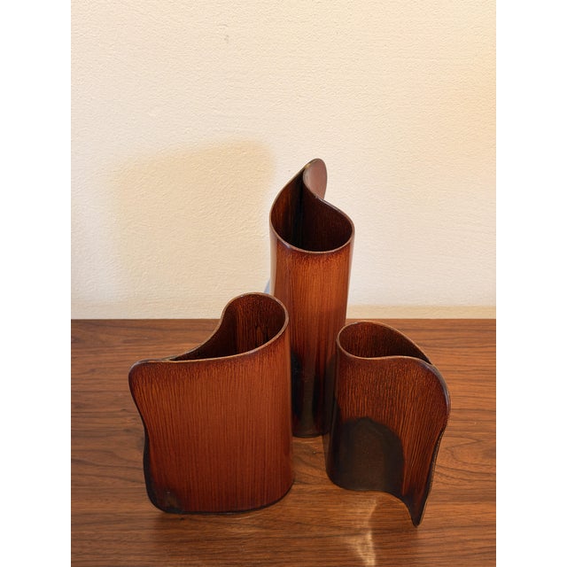 Ceramic Sculptural Ceramic Vases from Studio Wienböker, Germany, 1986, Set of 3 For Sale - Image 7 of 12