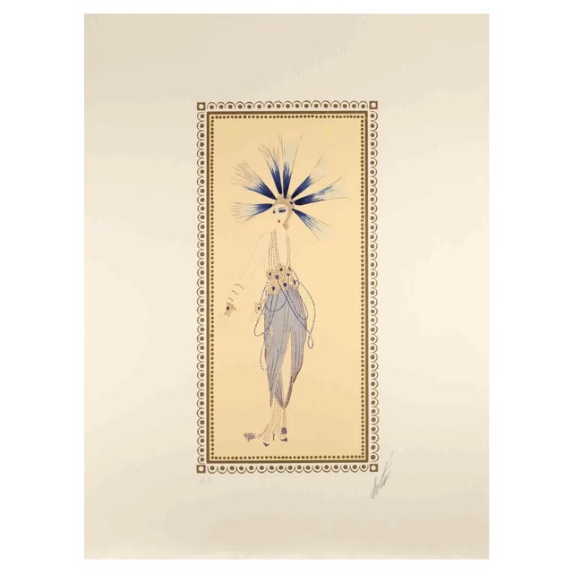 Erté, The Temptress, 1970s, Lithograph For Sale