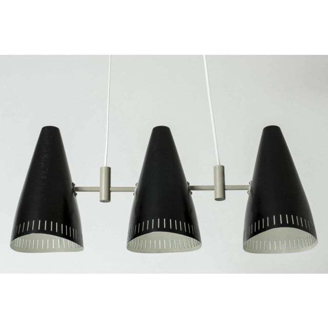 Three-Shade Ceiling Lamp by Eje Ahlgren For Sale - Image 6 of 11