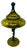 A striking mid-century modern statement piece, this large-format hand-blown Italian art glass compote was crafted in the...