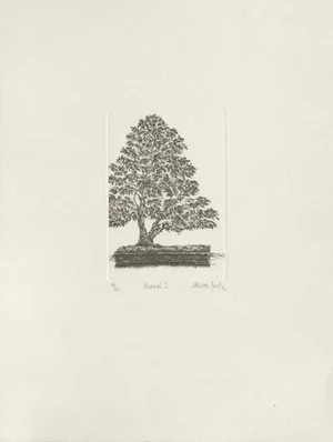 1982 Marc Jurt Bonzaï I Etching