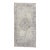 Antique Turkish Rug 4x7 | Faded Ivory & Blue-Gray For Sale