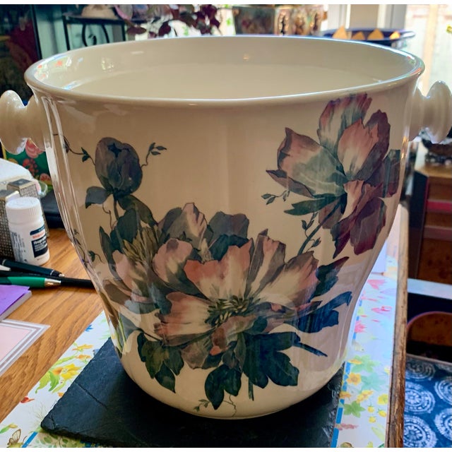 Minton 1950s Minton Planter/Wine Cooler/Dinner Waste Bucket For Sale - Image 4 of 9