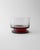 This vintage set of 8 drinking glasses from the 1970s is a striking example of retro tableware, featuring elegant grey...