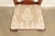 Wood Henkel Harris Queen Anne Solid Cherry Wood Side Chairs or Dining Chairs | Pair For Sale - Image 7 of 15