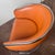Orange Cantilevered Chrome Club Tub Chairs by Burgasser & Lorenz for Thonet For Sale - Image 8 of 11