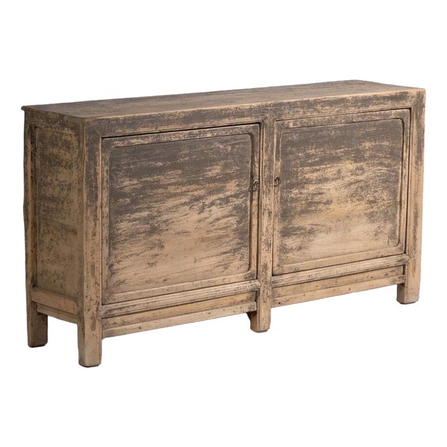 Mid-Century Chinese Shanxi Pine Sideboard or Cabinet For Sale