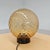 Copper Amber Murano Glass Sphere Lamp in the style of Balloton Venini, 1970s For Sale - Image 8 of 15