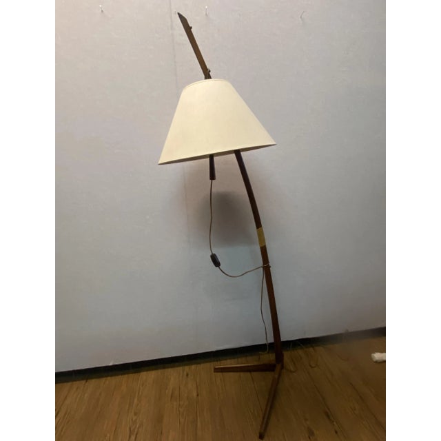Vintage Dornstab Floor Lamp by A. Pöll for J.T. Kalmar, Vienna, Austria, in Good conditions. Designed 1920 to 1949 I have...