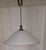 Vintage Pendant Lamp with White Relief Plastic Shade, 1980s, in Very Good conditions. Designed 1980 to 1989 Up to 250V...