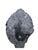 Black Vintage Hand-Carved Thai Black Marble Buddha Head Sculpture For Sale - Image 8 of 8