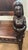 Figurative Late 19th Century Figural Carved Jacobean Style Throne Armchair With King and Queen For Sale - Image 3 of 15