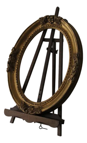 Oval Gilt Wood Frame