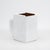 R & Y Augousti Waste Bin in White Shagreen by R&y Augousti For Sale - Image 4 of 8