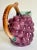 Purple Vintage Italian Grape Figurative Ceramic Pitcher For Sale - Image 8 of 10