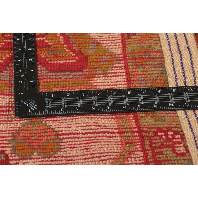 Antique Turkish Oushak Rug, 11'08 X 16'02 For Sale In Dallas - Image 6 of 9