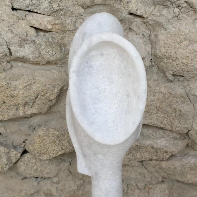Not Yet Made - Made To Order Hand Carved Marble Sculpture by Tom Von Kaenel For Sale - Image 5 of 7