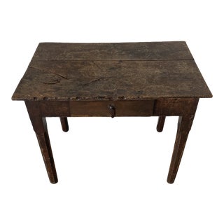 Antique Rustic Wood Table For Sale