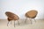 Mid-Century Modern Woven Rattan and Metal Cone Chairs, Italy, 1950s, Set of 2 For Sale - Image 10 of 10