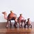Vintage set of 3 wooden camel candle holders. Vintage 1960s, lovely condition. Largest: 9” width x 8.5” height Smallest:...
