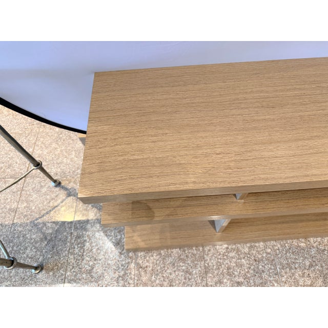 Bernhardt Bernhardt Mid Century Style Modulum Light Wood Media Console Table For Sale - Image 4 of 11