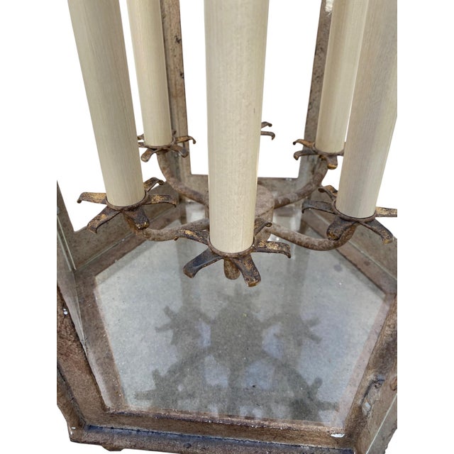 Paul Ferrante Lantern Forged Gilt Iron, "4000 Series" - Pair Available For Sale - Image 17 of 18