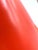 1960s Vintage Scandinavian Cone Pendant Lamp in Red Enamel & Ceramic in the style of Louis Poulsen, 1960s For Sale - Image 5 of 15