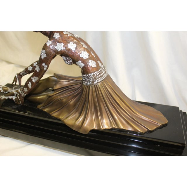 1990s Contemporary Modern Bronze Sculpture For Sale - Image 4 of 11