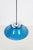Fog & Mørup Blue Danish Hanging Lamp by Erik Balslev for Fog & Mørup, 1970s For Sale - Image 4 of 18
