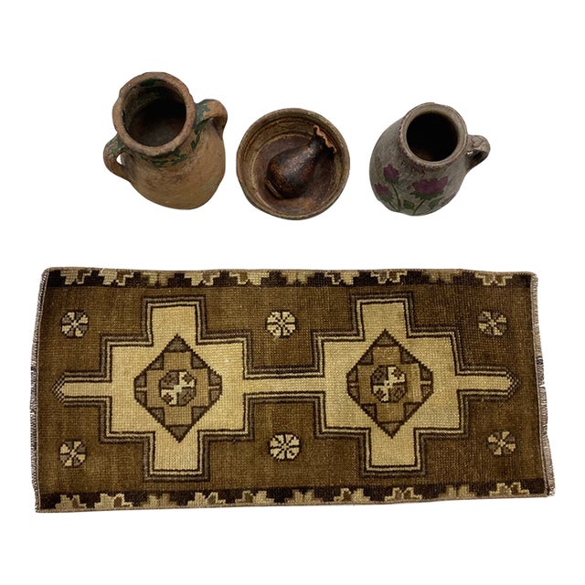 Oushak Wool Anatolian Carpet For Sale