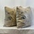 Nobilis “Echappe Belle” Embroidered Linen 20” Pillows - A Pair For Sale - Image 4 of 5