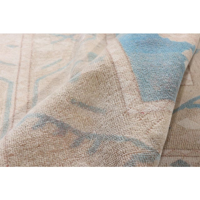 Vintage Turkish Oushak Rug, 06'06 X 10'04 For Sale In Dallas - Image 6 of 10