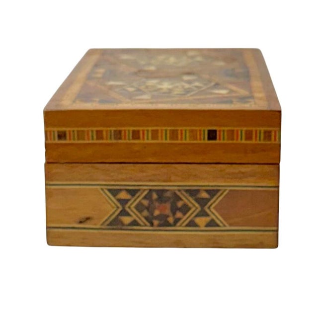 19th Century Anglo Indian Sadeli Mosaic Inlaid Box For Sale - Image 10 of 11
