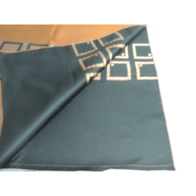 French Vintage French MCM Pattern Silk Fabric Panel For Sale - Image 3 of 5