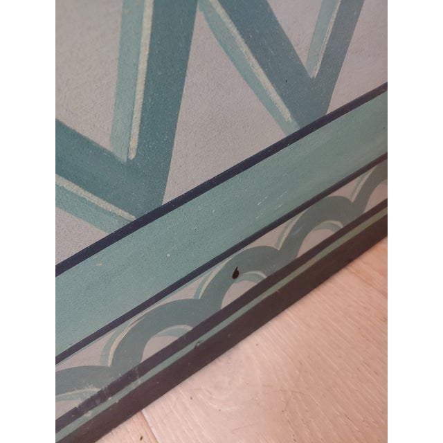 Traditional Vintage 1980s Maitland Smith 3 Panel Screen For Sale - Image 3 of 5