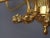 Gold Empire Brass Ten-Arm Chandelier, France, 1970 For Sale - Image 8 of 16