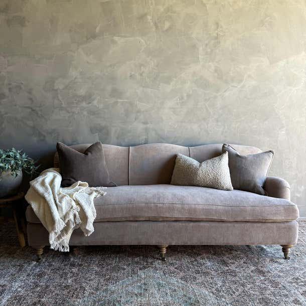 Modern English Arm Sofa Introducing the English Arm Sofa, crafted with heavy weight hemp boasting a soft hand feel for...