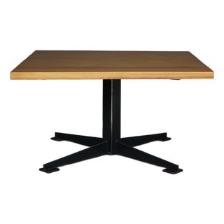 Brutalist Dining Table with Cherry Top by Wim den Boon, 1961 For Sale