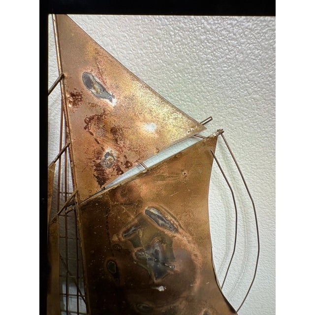 Metal 1970s Brutalist Metal Ship For Sale - Image 7 of 11