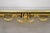 French Labarge French Louis XVI Italian Black Lacquer Gold Gilt Jansen Console Table For Sale - Image 3 of 12
