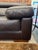 Animal Skin Calia Italia Leather Sofa, Black For Sale - Image 7 of 12