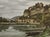 Impressionist Roger Hebbelinck "La Dordogne a Bergerac" Hand Signed Color Etching Unframed For Sale - Image 3 of 8