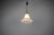 Gold Mid-Century Bell Glass Pendant Lamp, Former Czechoslovakia, 1970s For Sale - Image 8 of 11