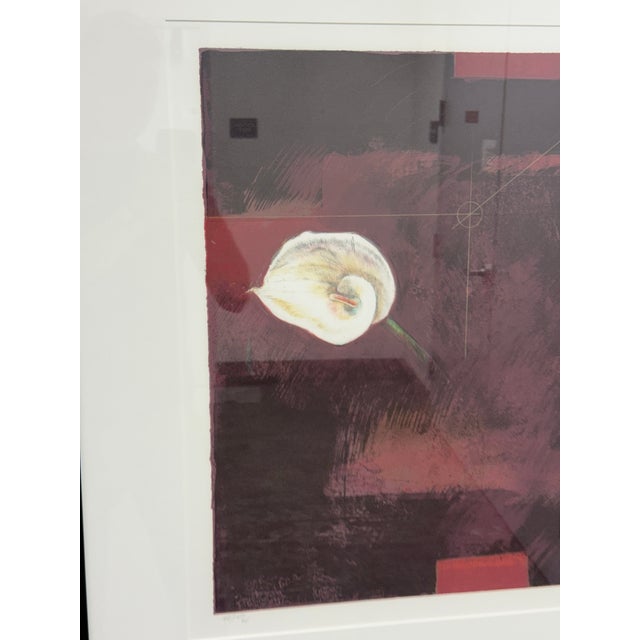 Abstract Trevor Southey "Folding" Limited Edition Lithograph, Signed + Numbered 40/150, Circa 1998 For Sale - Image 3 of 12