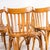 1970s Bentwood Honey Beech Striped Seat Bentwood Dining Chairs, 1970s, Set of 6 For Sale - Image 5 of 7