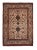 Antique Kashan Traditional Red and Beig Silk Persian Rug For Sale