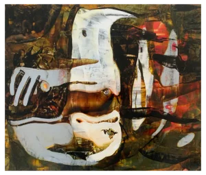 Monika Rossa, Modality 14, 2024, Acrylics on Board