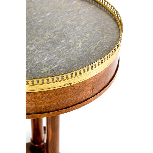 Antique French Gueridon Table with Marble Top, 1800s For Sale - Image 9 of 12