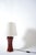 "Kasaï" Henry red ceramic lamp 25cm, Barracuda Edition. Height: 25 cm - 9.84 in Diameter: 14 cm - 5.51 in Height with...