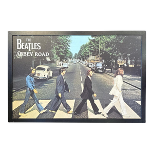 Mid 20th Century Framed the Beatles "Abbey Road" Poster